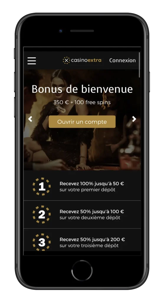 application mobile Casino Extra